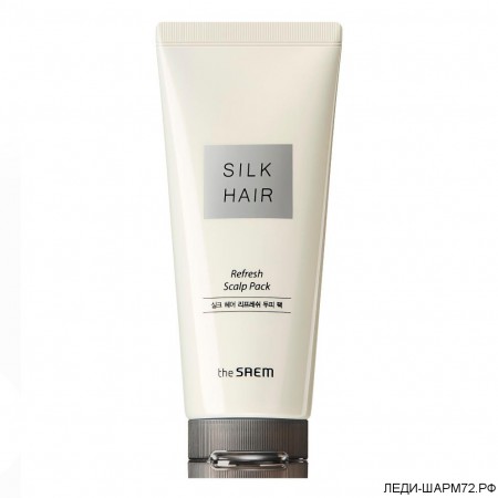 Маска для жирной кожи головы The Saem Silk Hair Refresh Scalp Pack
