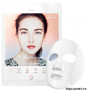 Тканевая маска-гоммаж с эффектом пилинга Scinic Face Peelter Gommage Peeling Mask