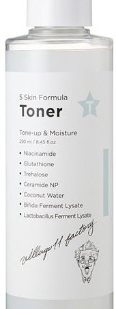 Тонер для улучшения тона кожи Village 11 Factory T Skin Formula Toner