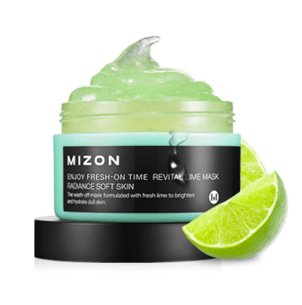 Увлажняющая маска с экстрактом лайма Mizon Enjoy Fresh On-Time Revital Lime Mask