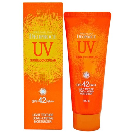 Крем солнцезащитный для лица и тела Premium UV Sun Block Cream SPF42 PA++ 100г 