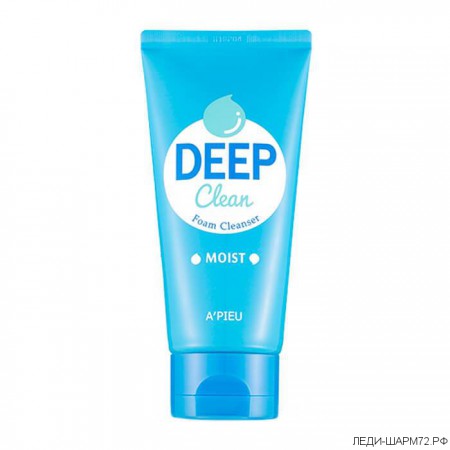 Увлажняющая пенка для глубокого очищения кожи A'Pieu Deep Clean Foam Cleanser Moist