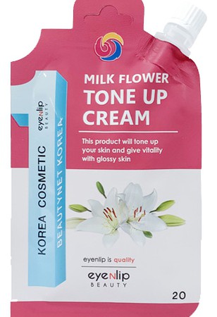 Крем для лица осветляющий Eyenlip Milk Flower Tone Up Cream