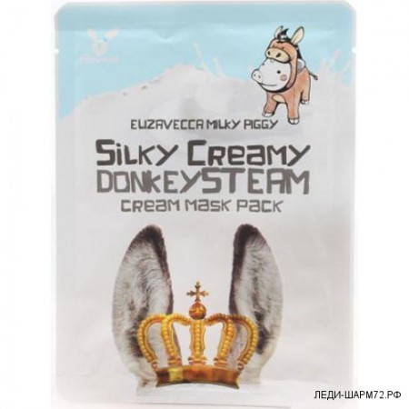  Elizavecca Silky Creamy Donkey Steam Cream Mask Pack