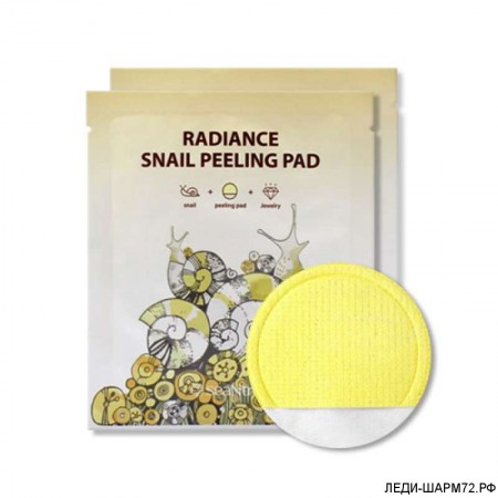 Очищающая пилинг-салфетка SeaNtree Radiance Snail Peeling Pad