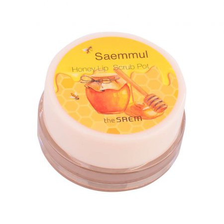 Медовый скраб для губ в баночке The Saem Saemmul Honey Lip Scrub Pot