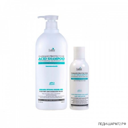 Защитный шампунь для поврежденных волос Lador Damage Protector Acid Shampoo