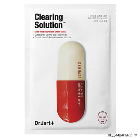 Очищающая тканевая маска для проблемной кожи Dr.Jart+ Clearing Solution