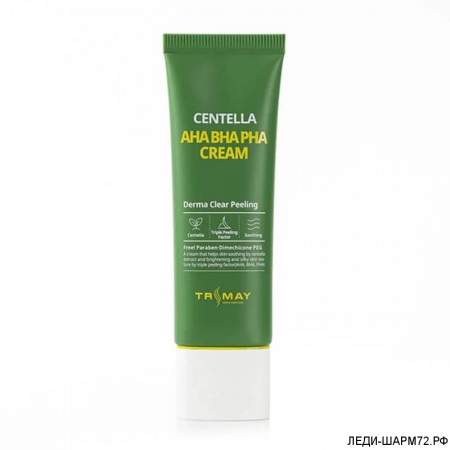 Обновляющий крем с кислотами и центеллой Trimay Aha Bha Pha Centella Cream