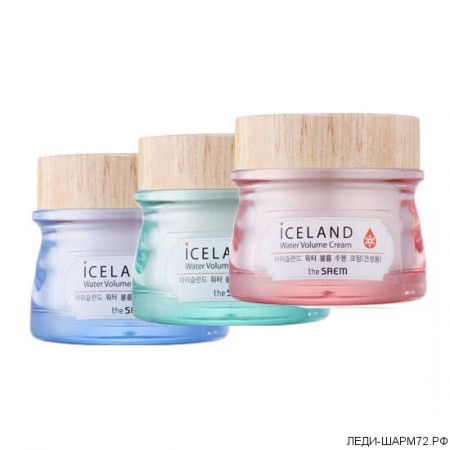 Минеральные крема для лица The Saem Iceland Water Volume Cream